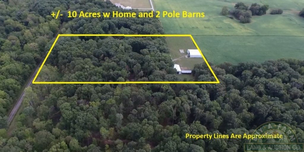 10+- Acres Marion County IL Wooded with Home 2174L - Buy A ...